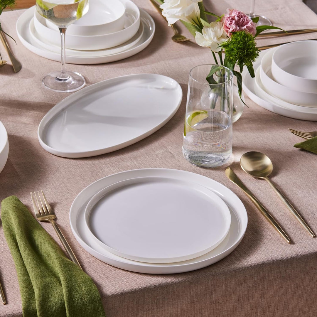 Karaca Earth Collection Matte Glaze 55-tlg Geschirrset für 12 Personen, Steingut, Spülmaschinen- & M