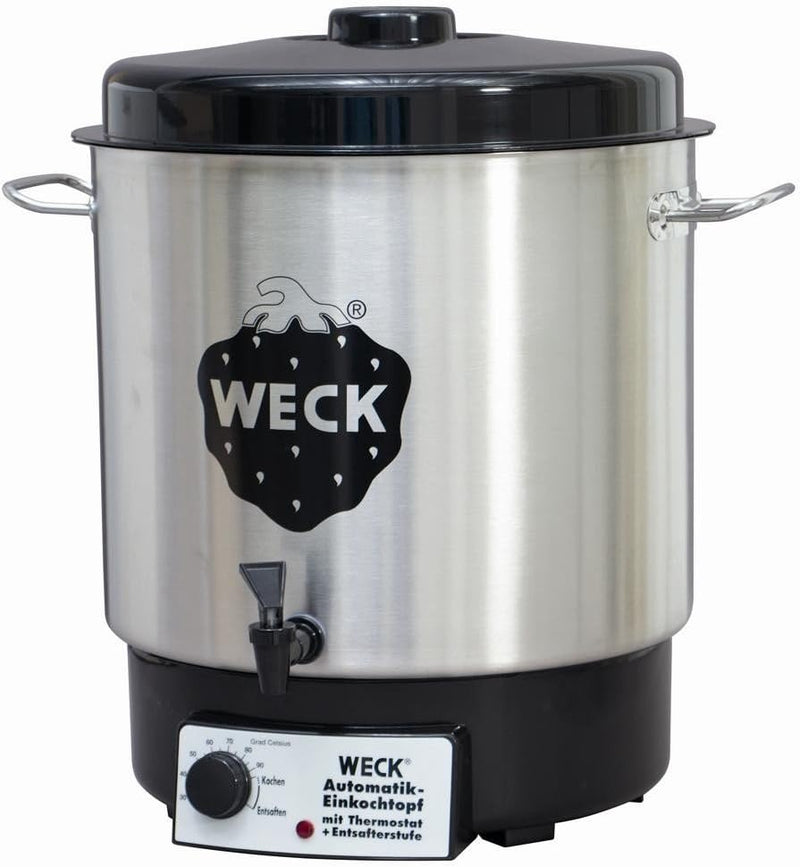 WECK Glühweintopf / Einkochautomat WAT 24A (Einkochtopf aus Edelstahl, 35cm, 30 L, 230V, 1800 W) 683