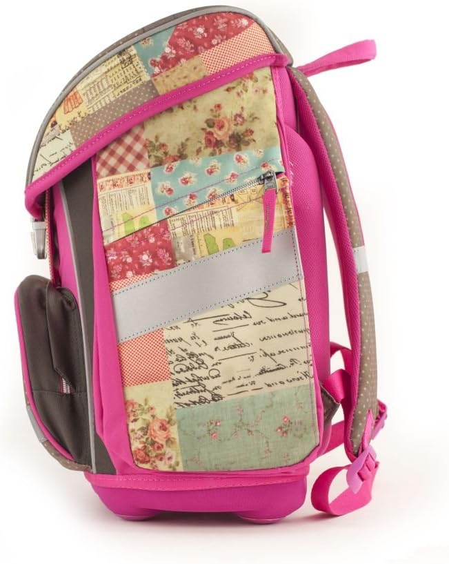 Anekke Ergo Schulranzen/Ergonomic Backpack FIDLOCK Rucksack 18AN-901-SW-F, 42 cm, 23 L, Sweet