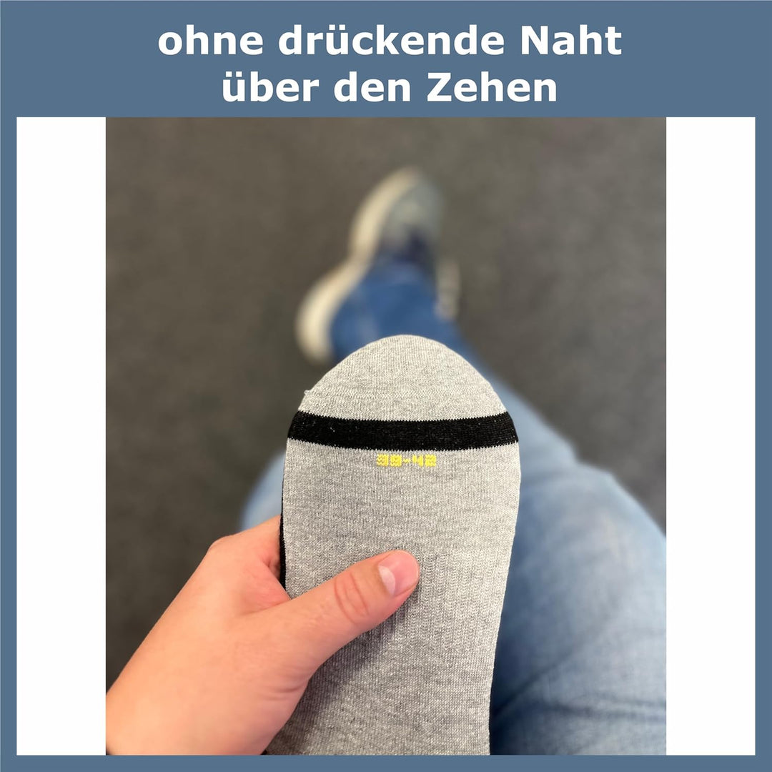 GAWILO Herren Skisocken mit Polsterung (4er-Pack) 20% wärmende Wolle 39-42 hellgrau, 39-42 hellgrau