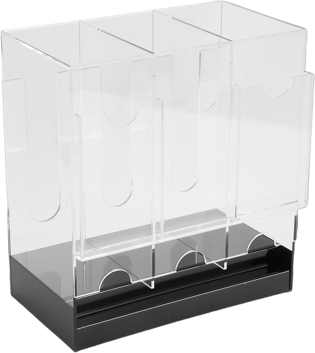 Acryl-Kartenspender, Booster-Pack-Organizer mit 3 Fächern, Stabiler Struktur und Transparenter Ausse