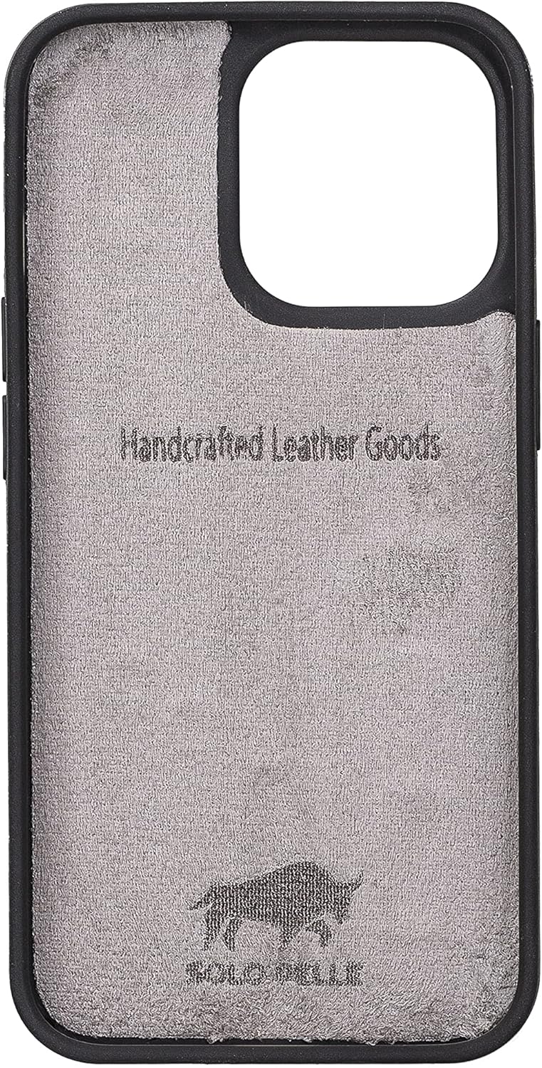 Solo Pelle Lederhülle kompatibel für iPhone 13 Pro in 6.1 Zoll abnehmbare Hülle (2in1) Harvard Doubl