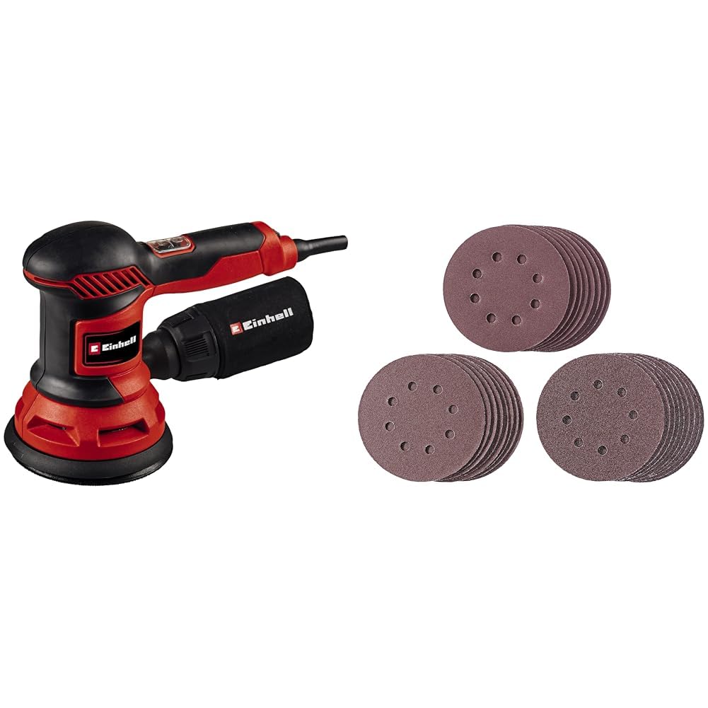 Einhell Exzenterschleifer TC-RS 425 E (425 W, inkl. 25 tlg. Schleifteller Ø 125 mm, max. Schwingzahl