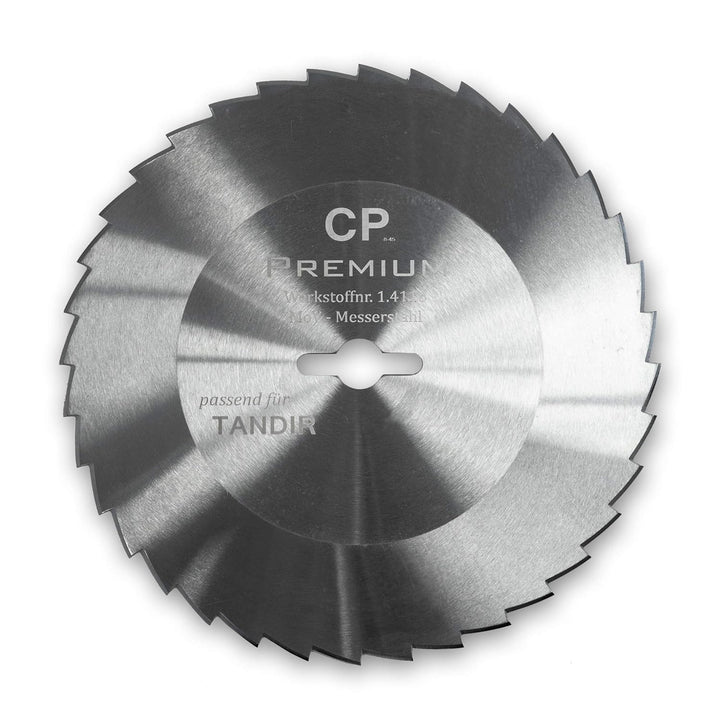 GASTRONICS Kreismesser für Tandir - 120 mm, gezahnt - Dönermesser aus Edelstahl in Premium Qualität