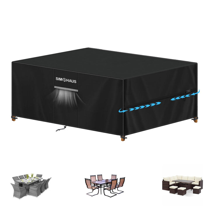 Abdeckung Gartenmöbel Wasserdicht Abdeckplane Gartenmöbel | 420D Oxford Abdeckhaube Gartentisch Schu