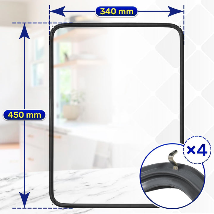 2 Stück Backofen Dichtung 450x340 mm mit dem Originalcode 00754066 754066 00658558 für Bosch für Sie