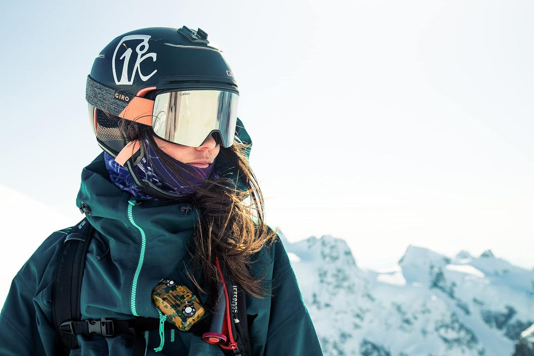 Giro Blok Asian Fit Erwachsene Schneebrille mit lebendigen Gläsern Dusty Rose All Access - Vivid Pin