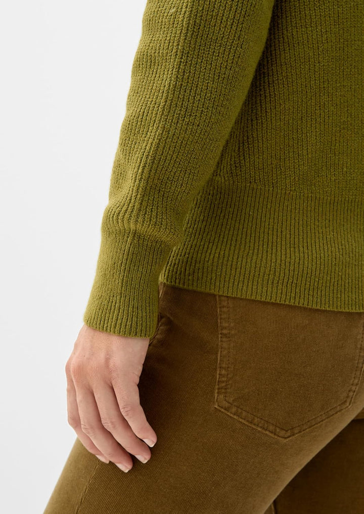 s.Oliver Pullover mit V-Ausschnitt 40 Grün, 40 Grün