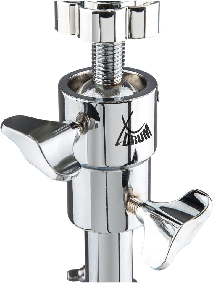 XDrum Snare Ständer Pro (für Snares von 13" bis 14", höhenverstellbar von 46-65 cm, Kugelgelenk, dop