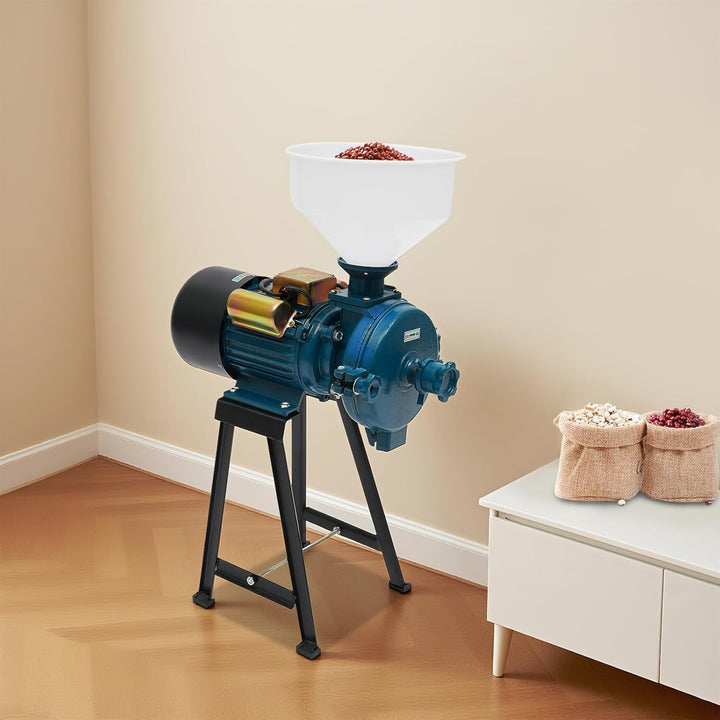 2200W Elektrische Getreidemühle,220V Kornmühle Schrotmühle,Gewerbliche Schleifmaschine Mit Trichter