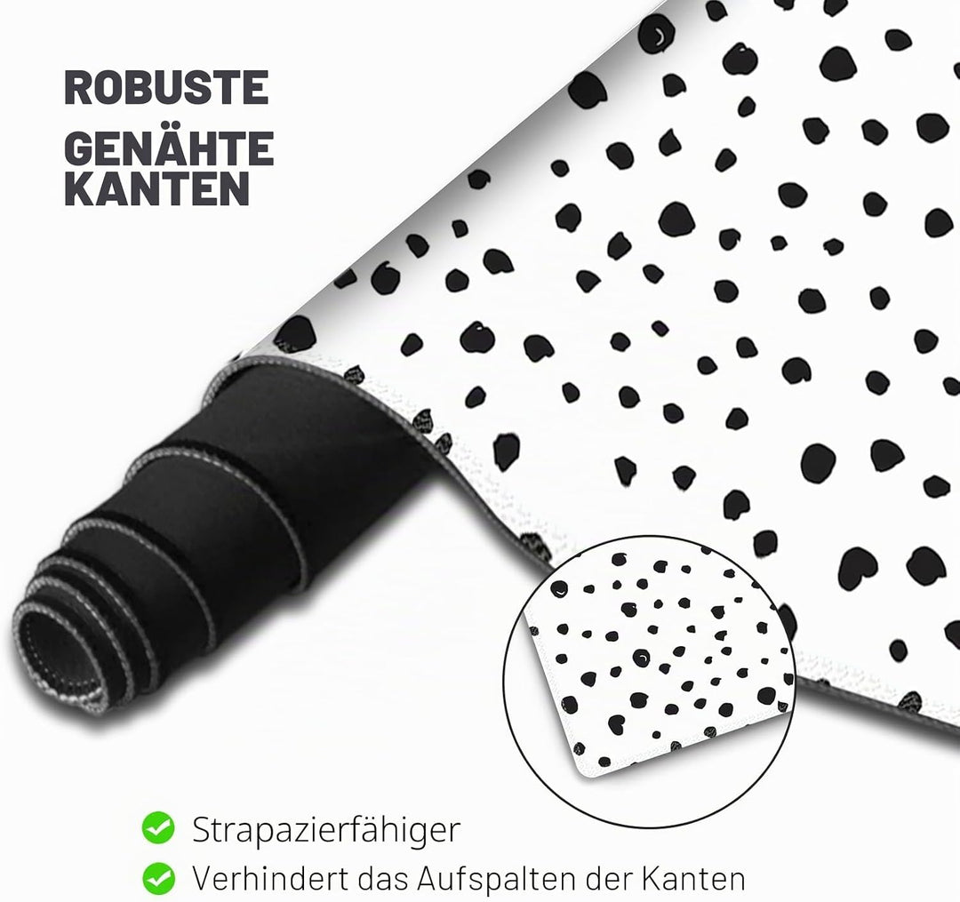 ToLuLu Erweitertes Gaming-Mauspad, Memory-Schaum, ergonomische Tastatur-Maus-Handgelenkauflage, gros
