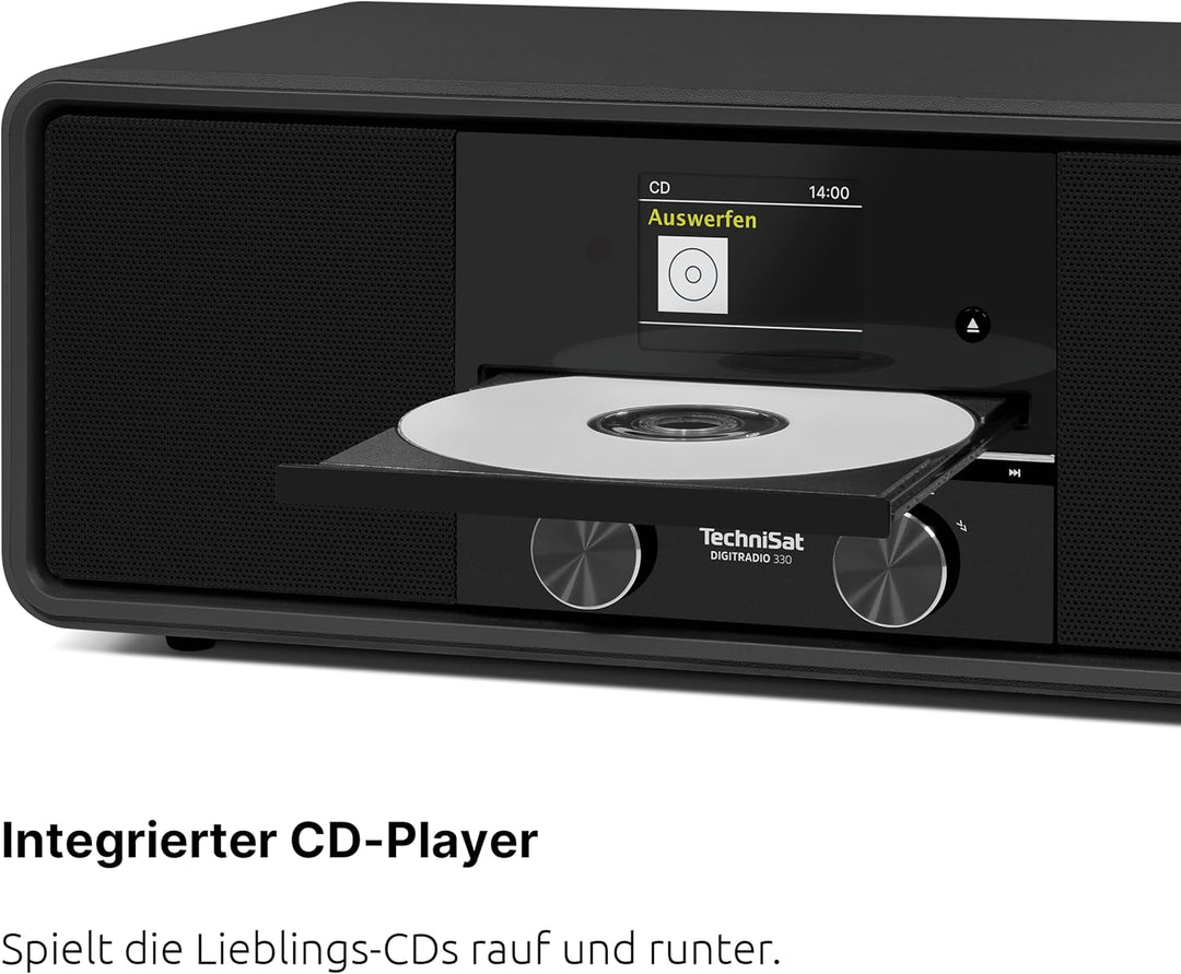 TechniSat DIGITRADIO 330 - DAB+ UKW Stereo Radio mit CD-Player (Bluetooth 5.3, USB MP3-Wiedergabe un