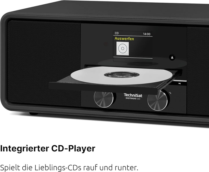 TechniSat DIGITRADIO 330 - DAB+ UKW Stereo Radio mit CD-Player (Bluetooth 5.3, USB MP3-Wiedergabe un