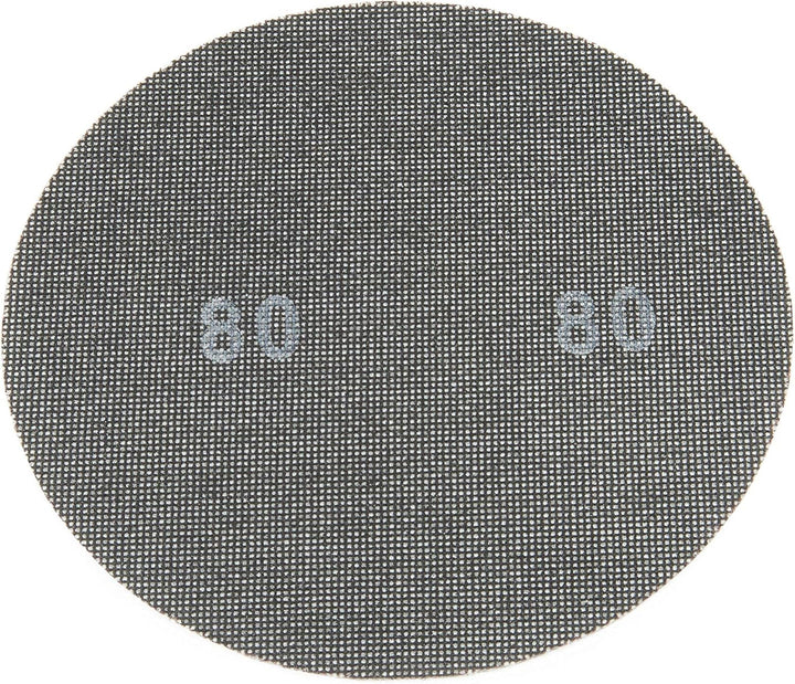 Schleifscheiben 225 mm Klett Set |10 Stück Schleifgitter Körnung 80 | Ideal für Deckenschleifer, Tro