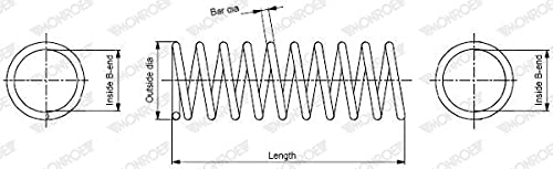 Monroe SP0488 Oespectrum Spiralfeder