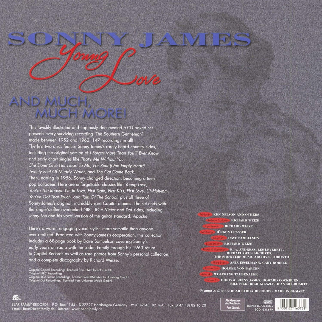 Young Love 1952-62, Audio-CD
