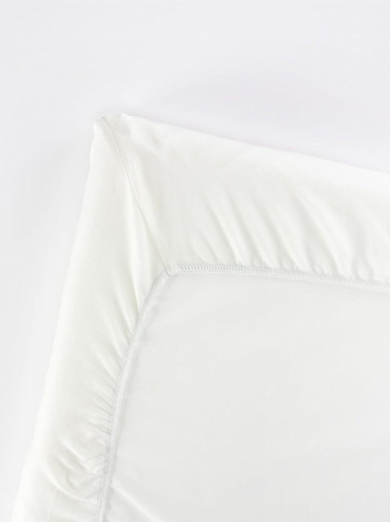 BabyBjörn Spannbetttuch für Reisebett Weiss, Bio, Spannbetttuch für Reisebett