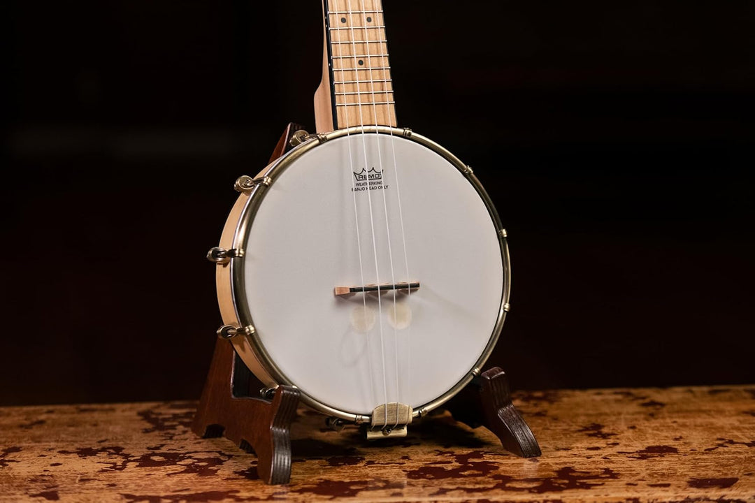 ORTEGA Banjolele Series Banjolele 4 String - + Gigbag (OUBJE90-MA) Rechtshänder, Rechtshänder