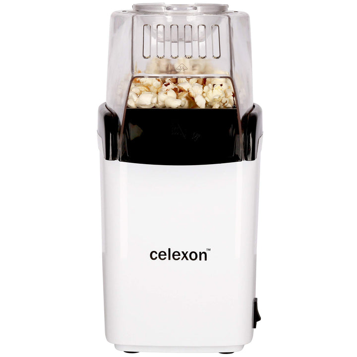 celexon CinePop CP150 Popcorn-Maschine - 13x19x29cm - Gewicht: 900g - weiss - einfach zu reinigen -