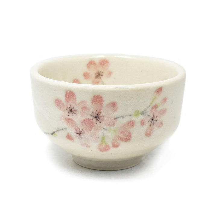 aquanaut Mino Ware Japanese Matcha Bowl Chawan Shiroyama Sakura Diameter 9.4cm Made in Japan