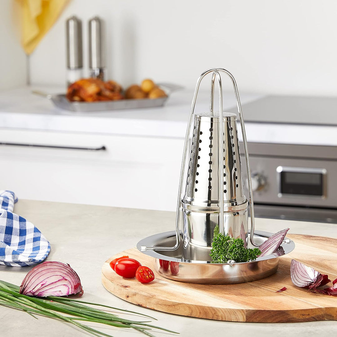 Küchenprofi BBQ Hähnchengriller ADVANTAGE, mit Aromabehälter, 300ml, Ø 18 cm, H 24 cm, rostfreier Ed