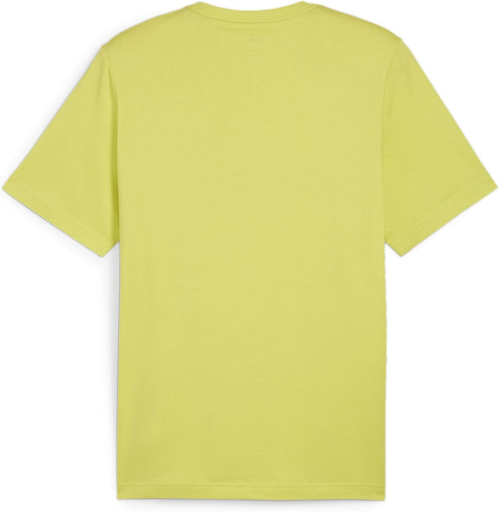 PUMA Herren Ess Logo Tee T-shirt S Lime Sheen Green, S Lime Sheen Green