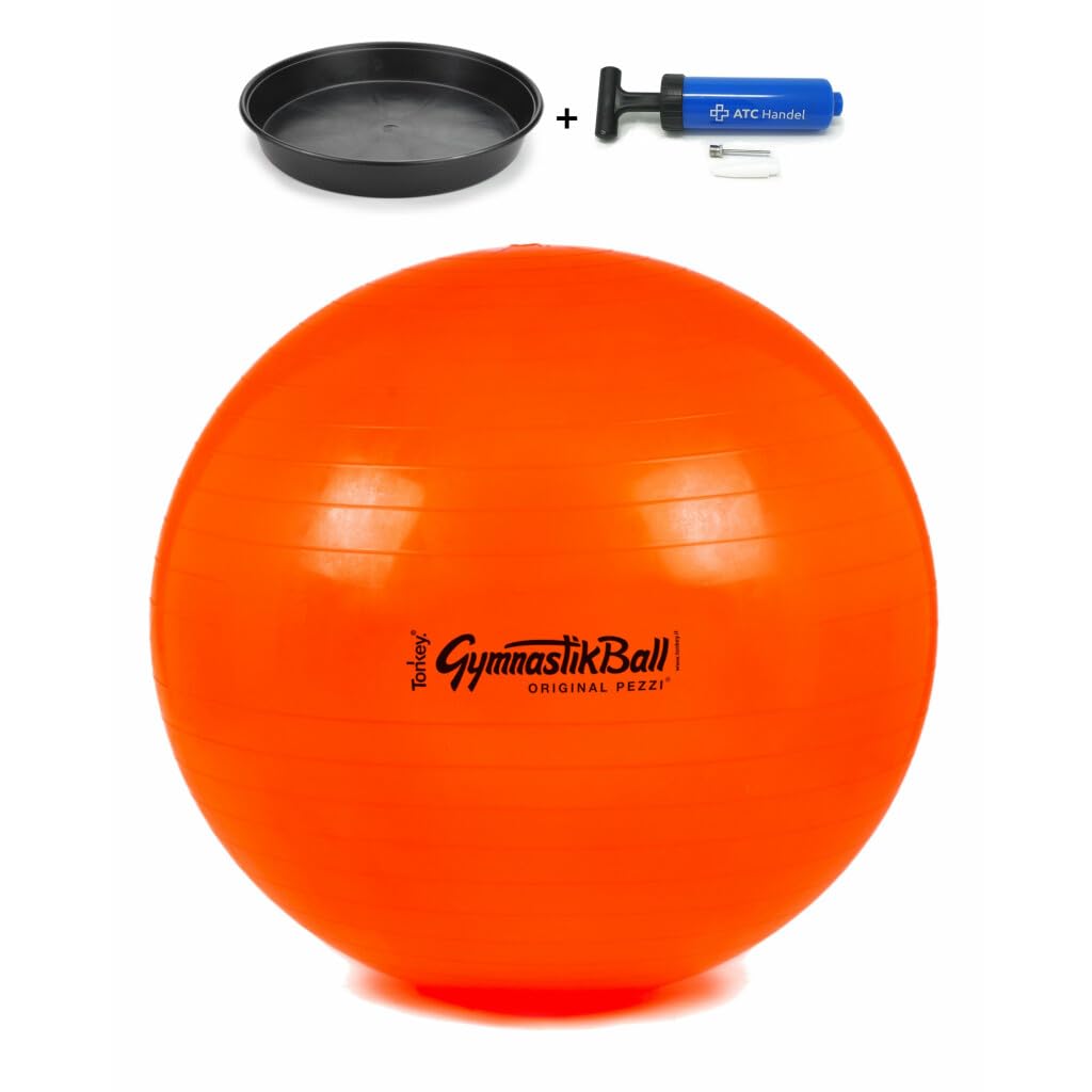 Original Pezzi Gymnastikball Standard Ø 42, 53, 65 & 75 cm in Allen Farben inkl. Ballschale und ATC