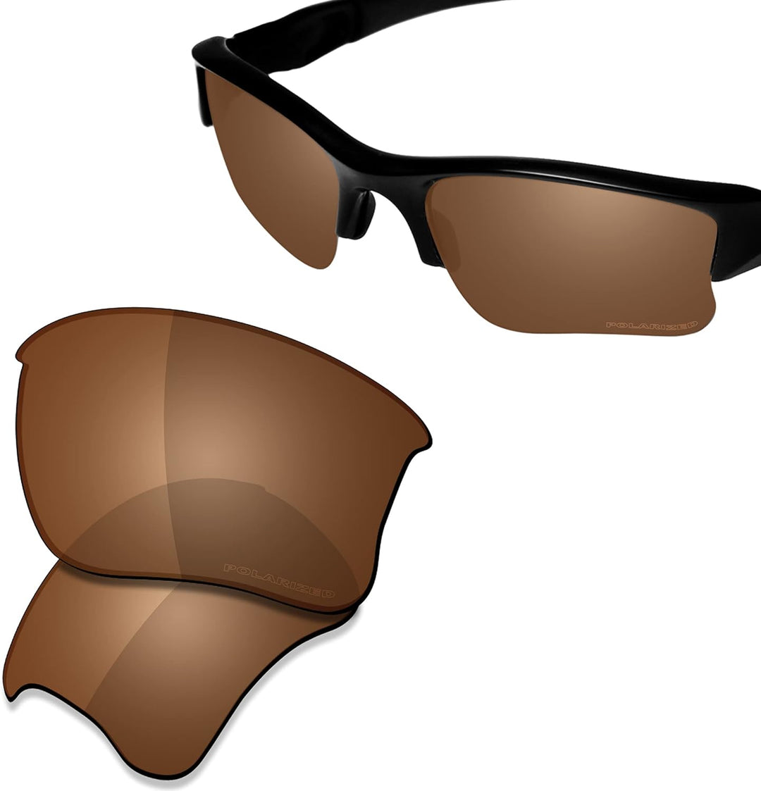 Saucer Premium-Ersatzgläser und Gummi-Kits für Oakley Flak Jacket XLJ OO9009 Sonnenbrillen High Defe