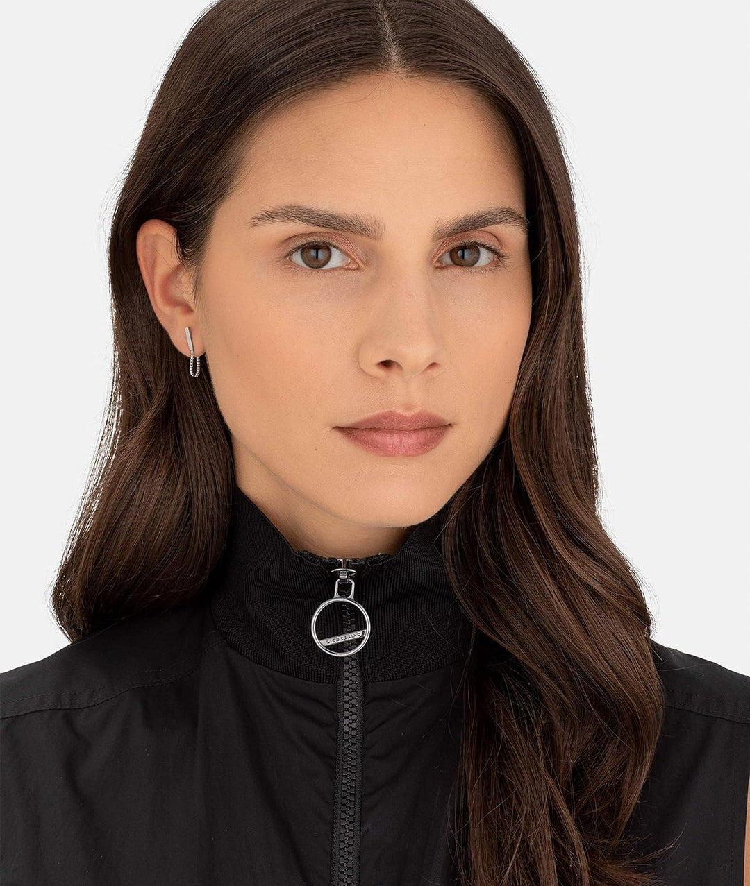 LIEBESKIND BERLIN Creole (Silber) LJ-0455-E-65 Gold Stab Kette, Gold Stab Kette