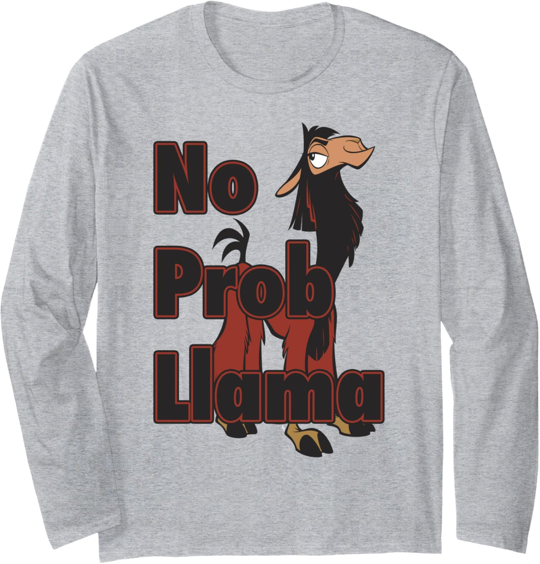 Disney Emperor's New Groove Kuzco No Prob Llama Langarmshirt