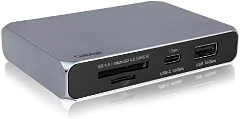 CalDigit USB-C Gen 2 SOHO-Dock mit 10 Gbit/s - Bis zu 4K 60 Hz, HDMI 2.0b, DisplayPort 1.4, 10 Gbit