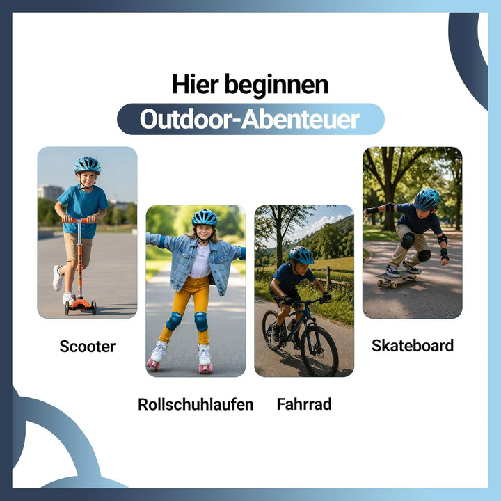 KED Street Jr. Pro Kinder Fahrrad Helm matt blau 2023 S (49-55cm), S (49-55cm)