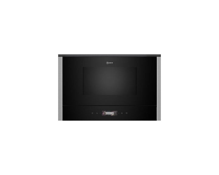 NEFF NL4WR21N1 Einbau-Mikrowelle N70, Integrierbare Mikrowelle ohne Grill 40 x 60cm, Full Touch TFT-