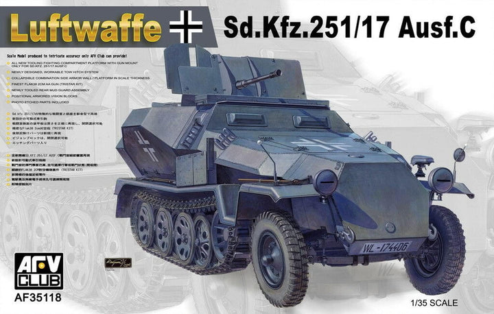 Unbekannt AFV-Club 35118 - Modellbausatz Sonderkraftfahrzeug 251/17 DIV. Herman Goering