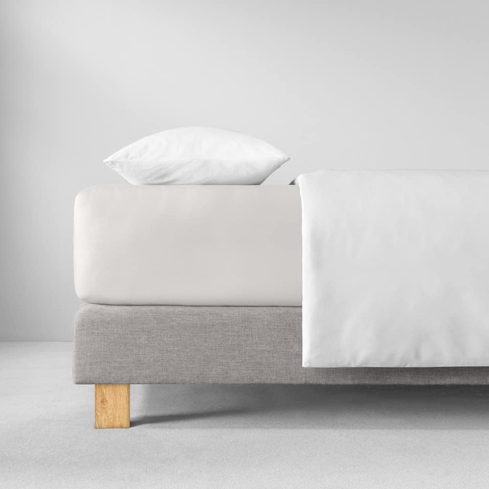 ESTELLA Spannbetttuch Feinjersey | Elfenbein | 120x200 cm | passend für Matratzen 120 cm (Breite) x