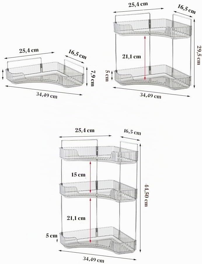 Make up Organizer, Kosmetik Organizer, Beauty Organizer, Hautpflege Organizer für Bad Schminktisch (