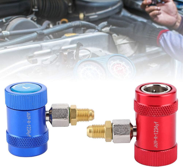 Nivvity Schnellkupplung, Professionelle Schnellkupplungen Klimaanlage Service Port Adapter Fit für R
