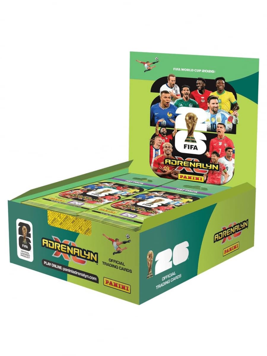 Panini 2026 FIFA World Cup Adrenalyn XL Fat Pack Display