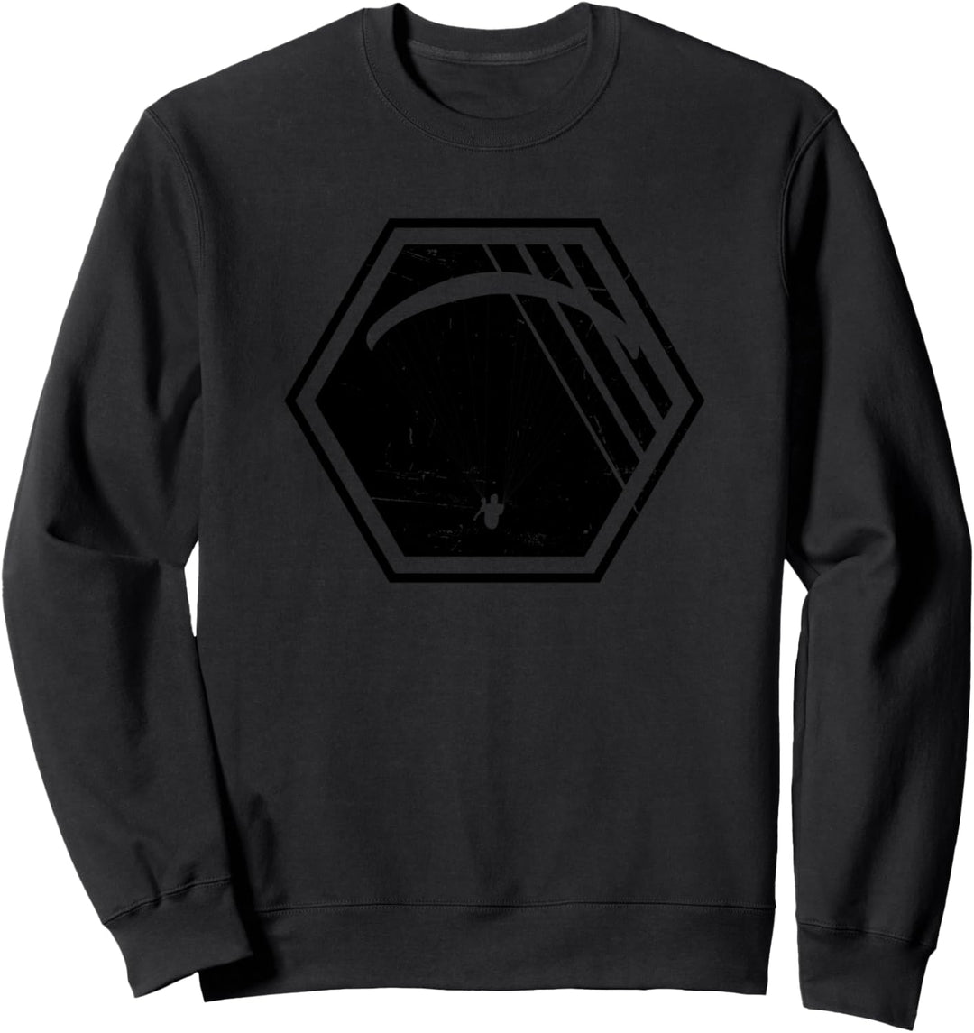 Gleitschirm Damen Herren Vintage Gleitschirm Sweatshirt
