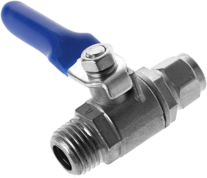 Wasserreiniger Umkehrosmose T-Stück-Einlass für Set 1/2 Zoll bis 1/4 Zoll Wanne Kunststoff + Kupfer
