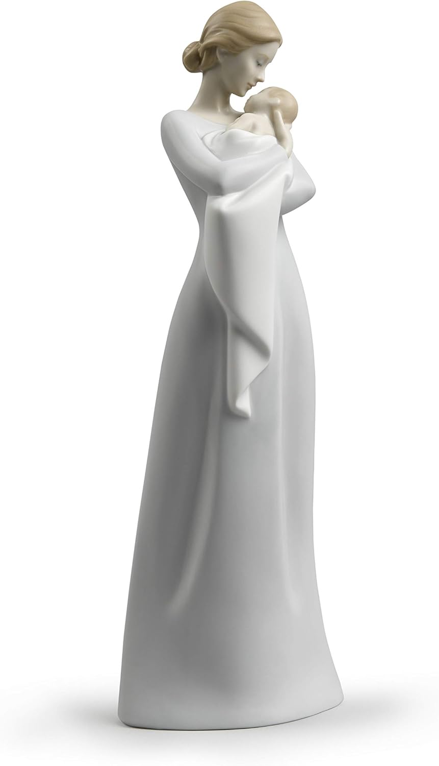 LLADRÓ Figur Umarmung Einer Mutter. Mutter. Porzellan.