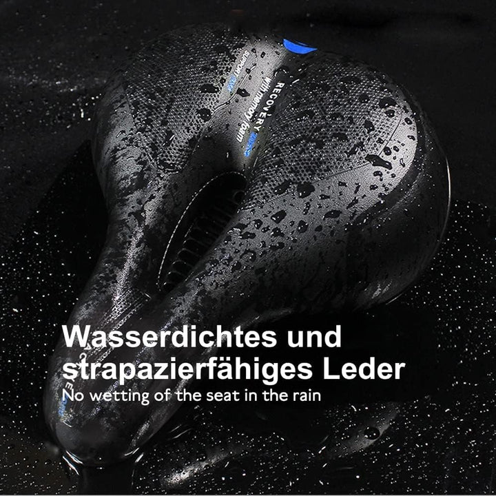 Melko Fahrradsattel Gel Fahrradsitz Fahrrad Sattel mit Regenschutzhülle und Nachtreflexstreifen - ko