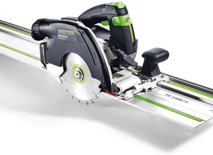 Festool Akku-Handkreissäge HKC 55 5,0 EBI-Plus-SCA (mit Akkupacks, Schnellladegerät, Kreissägeblatt,