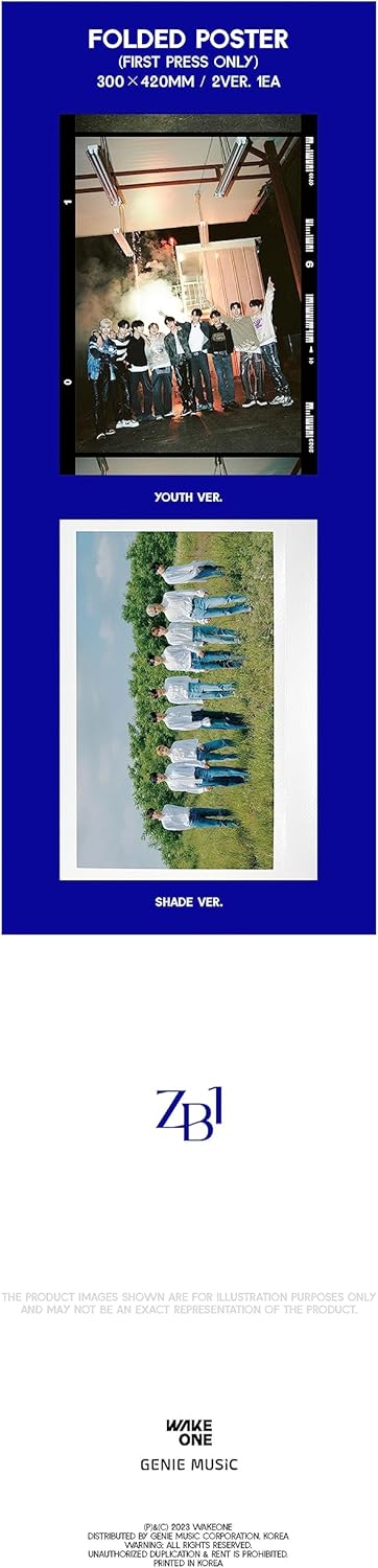 ZEROBASEONE - YOUTH IN THE SHADE (1st Mini Album) (YOUTH ver.), Youth Ver.