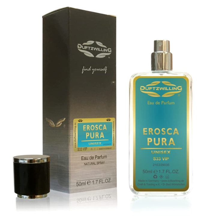 EROSCA PURA Eau de Parfum UNISEX für Damen und Herren von DuftzwillinG ® | S33 VIP | Duft wie Frücht