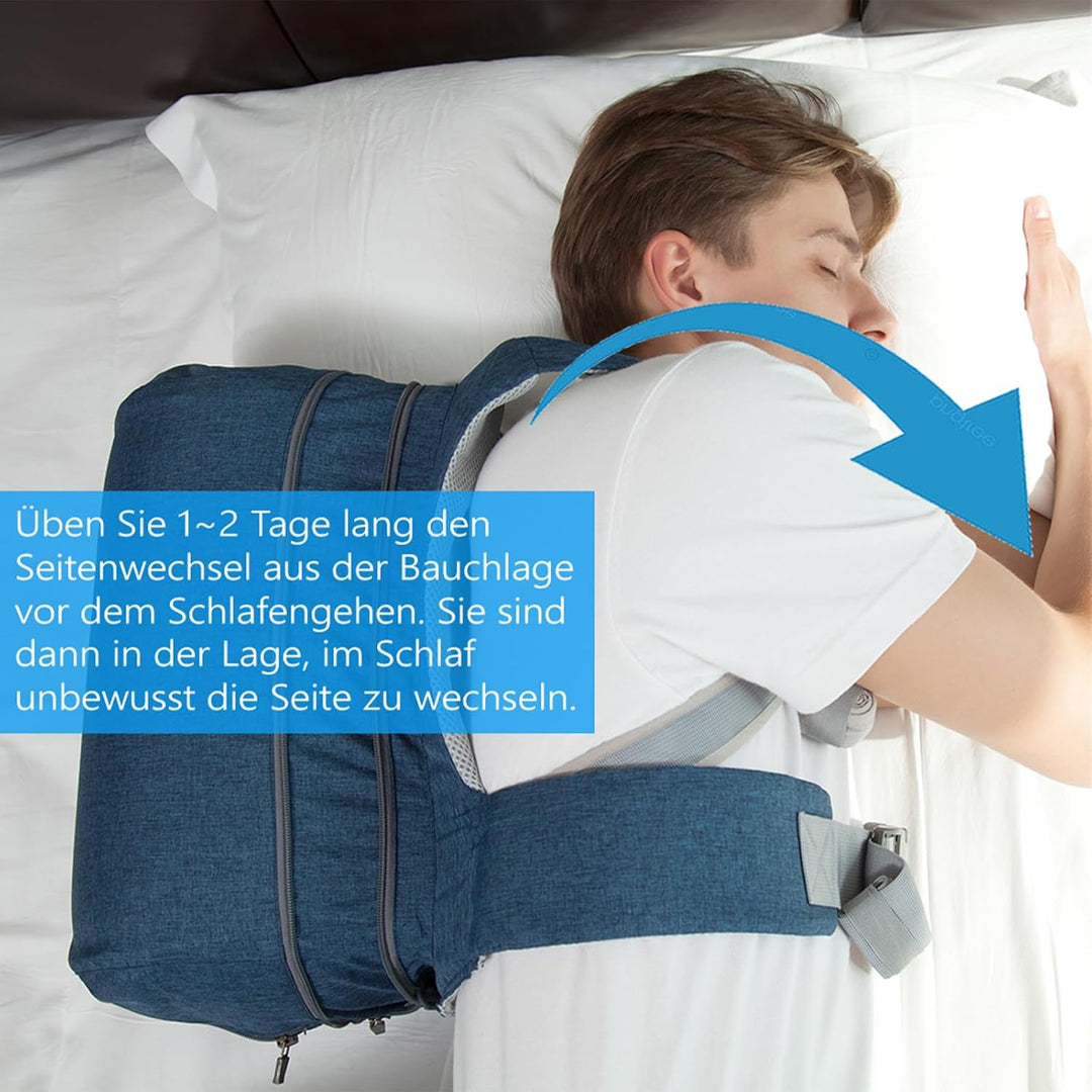 WoodyKnows 2021 Neu verbesserter Seitenschlafsack mit Allen Magic Tape Straps und verbessertem Reiss