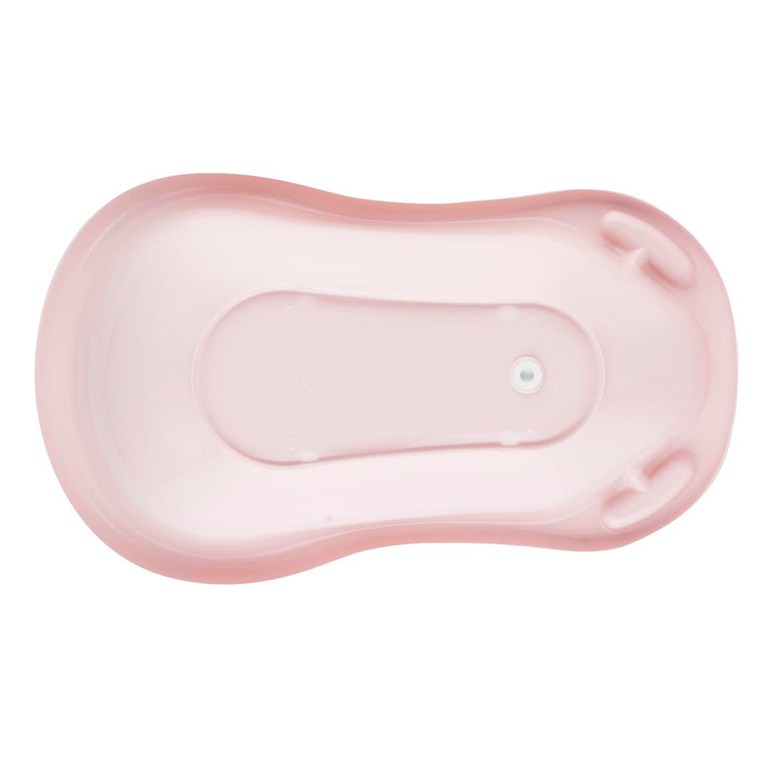 keeeper Ergonomische Babywanne mit Stöpsel, Ab 0 bis ca. 12 Monate, 84 x 49 x 29 cm, Maria Pure, Pin