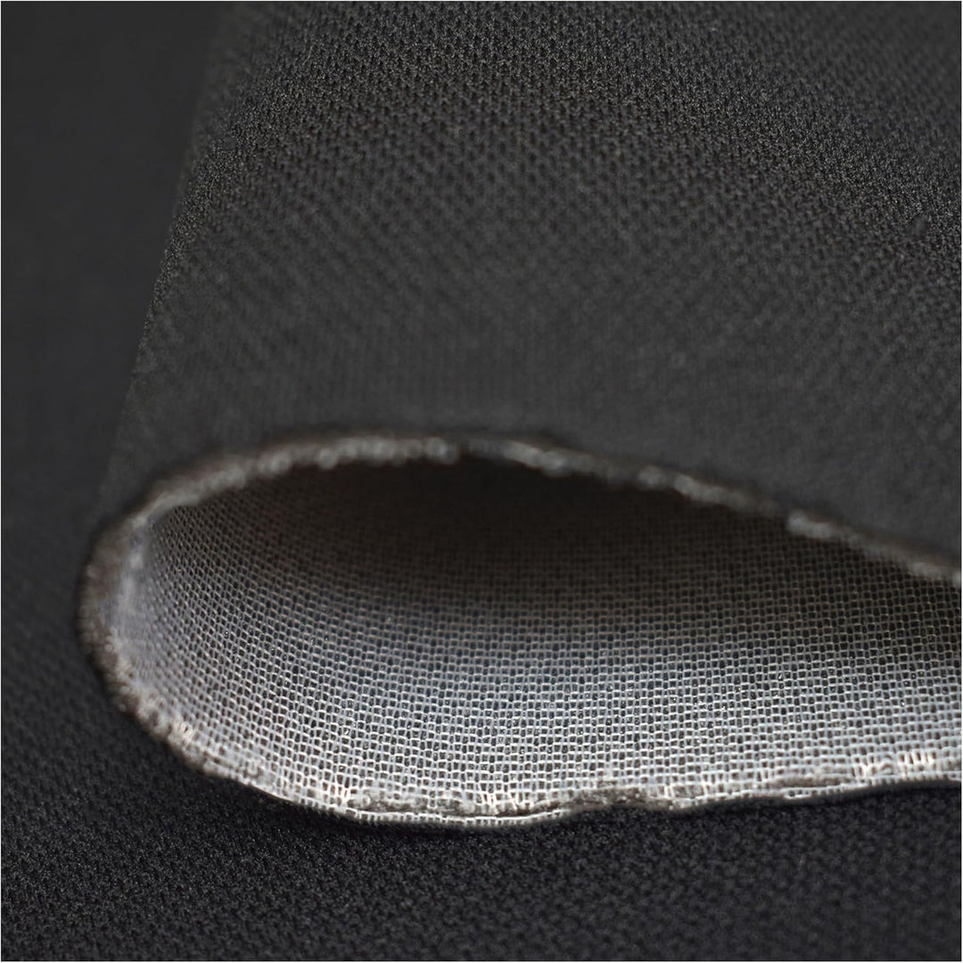 Autohimmelstoff Himmelstoff Dachhimmel Himmel mit 3mm Schaum und Netz Meterware (CP-001-Black-3mm) |