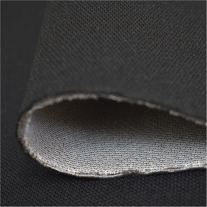 Autohimmelstoff Himmelstoff Dachhimmel Himmel mit 3mm Schaum und Netz Meterware (CP-001-Black-3mm) |