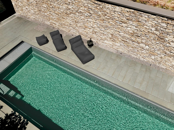 blomus Outdoor Hocker -Stay- Wasserfest (Coal) Coal One size, Coal One size